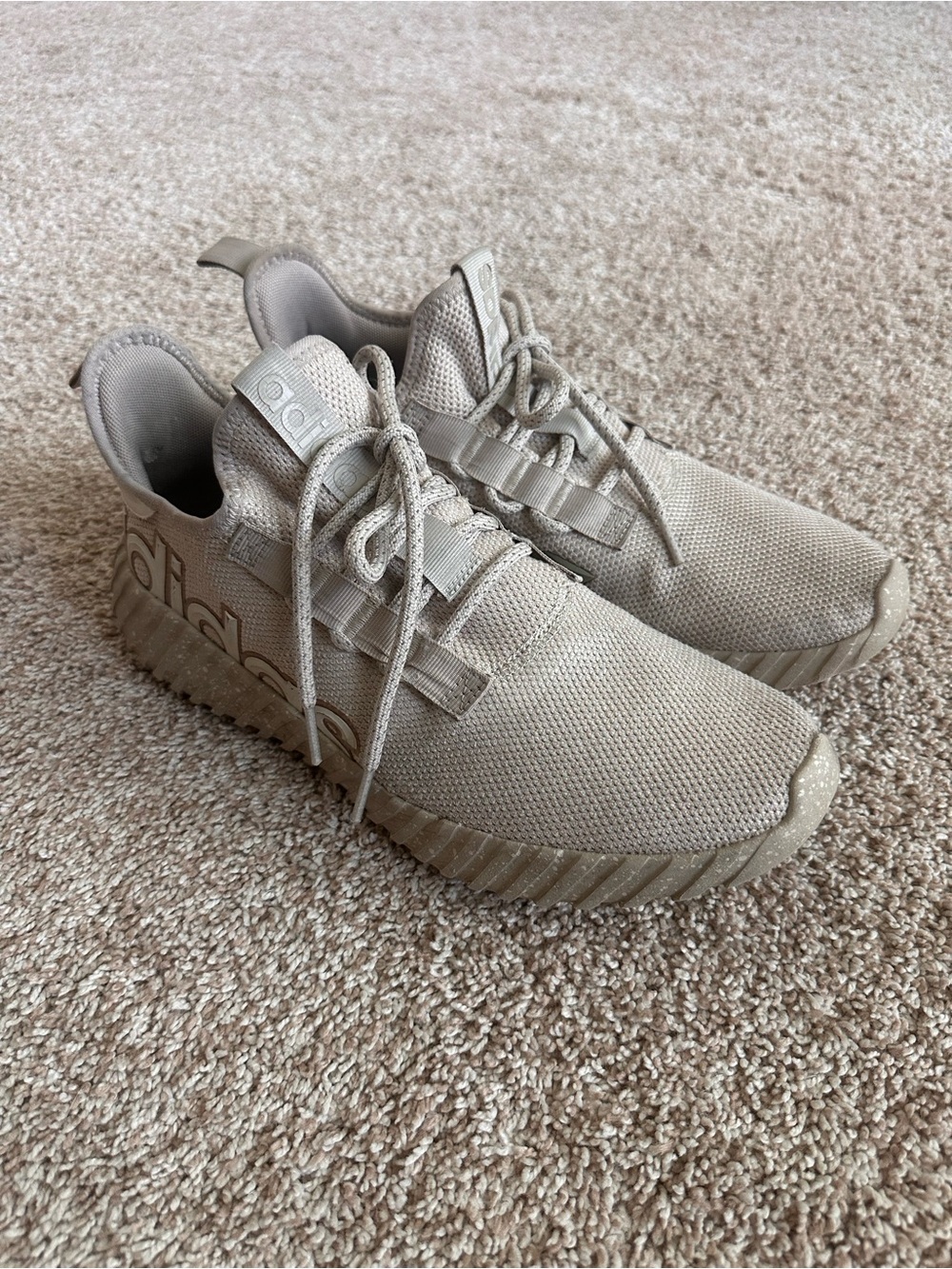 adidas Kaptir 3.0 Wonder Beige Men's Running Shoes Sneakers Size 11 ID7477